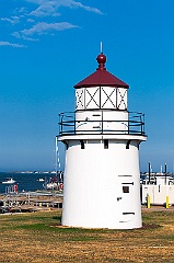 Newburyport Harbor Front Range Light Tower in Massachusetts